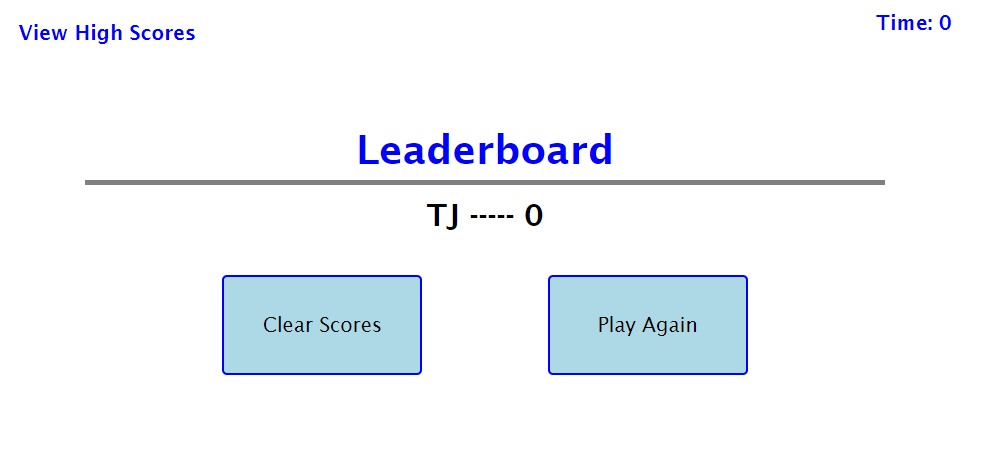 Leaderboard Example